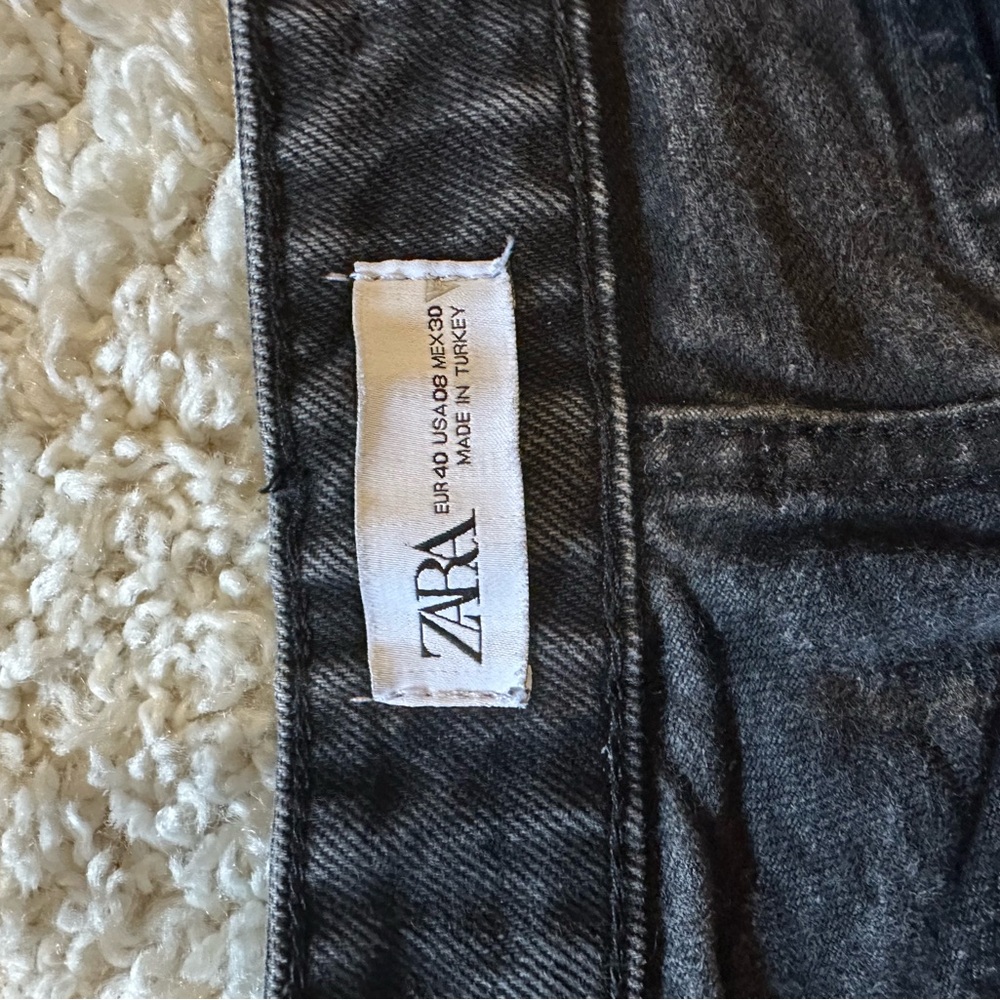 Zara Gray Denim Jeans